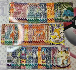 Original Pokemon Topps 1999 Series 1 Complete Base Set TV Animation 76 cards -LP - Image 2
