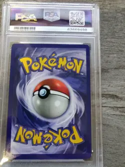 1999 POKEMON BASE SET UNLIMITED YELLOW CHEEKS #58 PIKACHU PSA 7 - Image 2