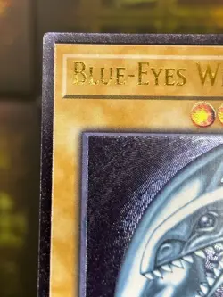 Yugioh Blue-Eyes White Dragon OP28-EN001 Ultimate Rare Blue Glossy OTS Tounament - Image 2
