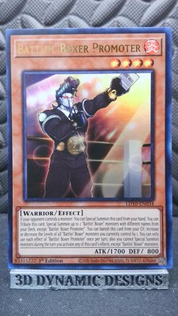 | Yugioh Battlin' Boxer Promoter LD10-EN034 1st Edition Ultra Rare NM/M 🔥 | - Image 1