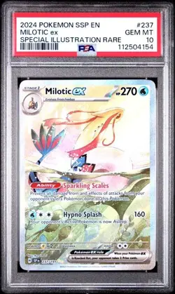 2024 Pokemon SSP Milotic ex 237/191 Special Illustration Rare Card PSA 10 GEM MT - Image 1