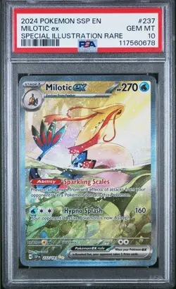 2024 Pokemon SSP Milotic ex 237/191 Special Illustration Rare Card PSA 10 GEM MT - Image 1