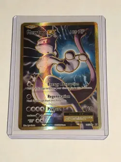 Mewtwo EX Pokemon Trading Card Game 180 HP Psyburn Holofoil XY Evolutions - Image 1