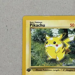 Pokemon W Stamp 1st Edition Pikachu 60/64 Jungle Set WOTC Gold Stamp Promo Card - Image 2