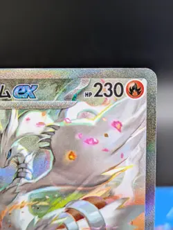 Reshiram EX SAR 168/086 White Flare SV11W Pokemon Card Japanese - Image 3