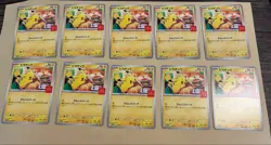 Pikachu 020/M-P McDonald's Promo Card 2025 Set of 10 Pokemon Japanese - Image 1