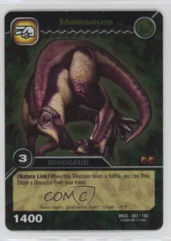 2008 Dinosaur King Trading Card Game Series 1: Foil Maiasaura #DKCG-062 - Image 1