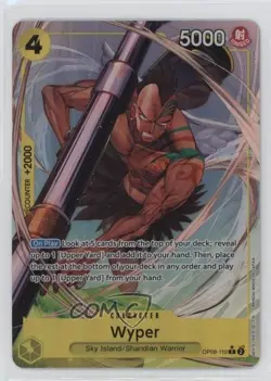 2024 One Piece Card Game: Two Legends OP08 R (Alt Art) Wyper #OP08-110 - Image 1