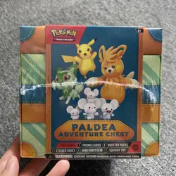 Pokemon TCG: Paldea Adventure Chest Factory Sealed Box Trading Card Game - Image 1