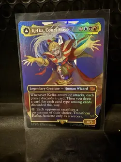 MTG Final Fantasy: Kefka, Court Mage (Borderless) Foil #0398 - Image 1
