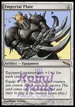 Empyrial Plate 1x FOIL MDN MTG Mirrodin Rare MINT artifact - Image 1