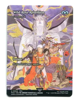 Wild Rose Rebellion Counterspell Showcase NM #0004 Final Fantasy MTG FCA - Image 1