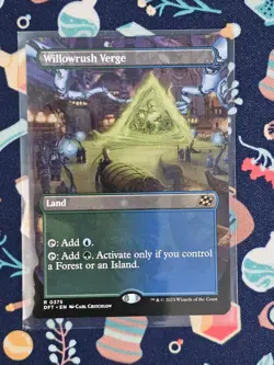 MTG Willowrush Verge (Borderless) DFT 375 Aetherdrift Regular - Image 1