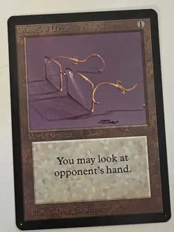 Magic the Gathering MTG Beta Glasses of Urza NM (Beta Bob) - Image 1