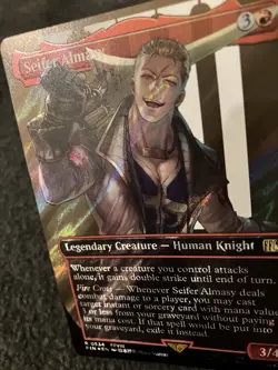 Magic The Gathering MTG - Seifer Almasy (Borderless) (Surge Foil) - FIN - Image 2