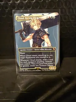 MTG Final Fantasy: Cloud, Ex-SOLDIER (Borderless) Commander: Regular #0202 - Image 1