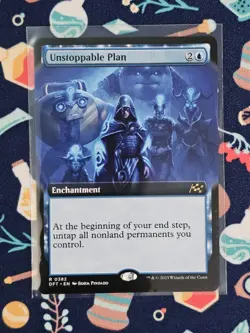 Unstoppable Plan - Extended Art - Aetherdrift - Near Mint, English - MTG 0382 - Image 1