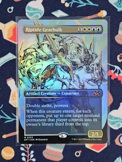 Riptide Gearhulk - #353 Foil (Borderless) Aetherdrift - Mtg - Image 1