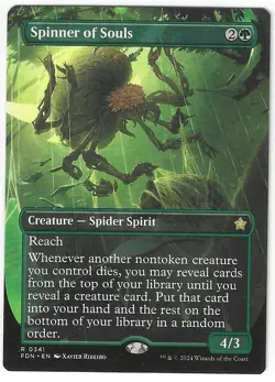 MTG - Foundations Variants: Spinner of Souls Borderless Rare Card #341 - Image 1
