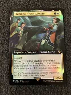 Magic The Gathering MTG - Shelinda, Yevon Acolyte (Extended Art) Foil - FIN - Image 1