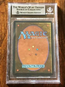 1994 MTG Magic The Gathering Revised Underground Sea BGS 9 Mint Quad+ Dual Land - Image 2