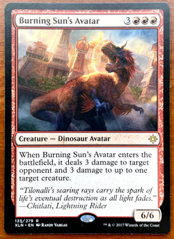 Burning Sun's Avatar [Ixalan] Creature Magic MTG Magic the Gathering 2017 - Image 1