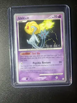 Uxie 2008 Pokemon Card 43/146 Legends Awakened Non-Holo world championship deck - Image 5