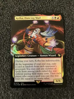 Magic The Gathering MTG - Kefka, Dancing Mad (Extended Art) Foil - FIN - Image 1