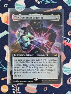THE DOMINION BRACELET FOIL EXTENDED ART - Mythic EOE Edge of Eternities MTG 0352 - Image 1