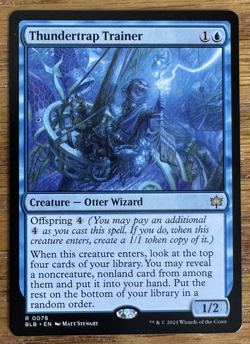 MTG Bloomburrow, Thundertrap Trainer - Image 1