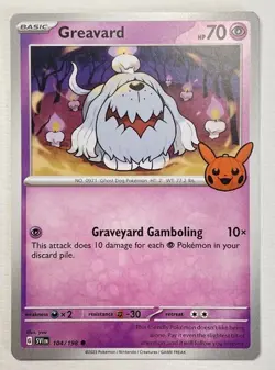 Pokemon Trading Card Basic Psychic Card Trick or Trade 2023 Greavard - Image 1