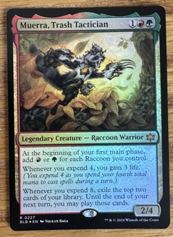 MTG Bloomburrow, Muerra, Trash Tactician - Foil - Image 1
