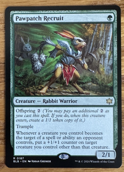 MTG Bloomburrow, Pawpatch Recruit - Image 1