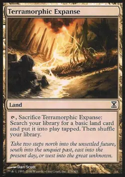 Terramorphic Expanse - Light Play MTG Time Spiral - Image 1