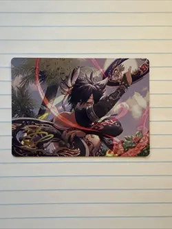 Dancer’s Chakrams - Magic: Final Fantasy MTG - Art Series 24/53 - Gold Stamp - Image 1