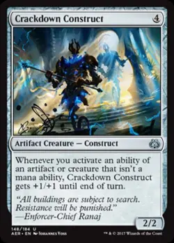 Crackdown Construct - Near Mint MTG Aether Revolt - Image 1