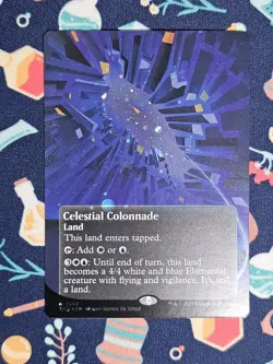 Celestial Colonnade - Borderless GALAXY FOIL -MTG #142 Edge Stellar Sights NM - Image 1