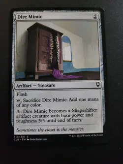 Dire Mimic #310 Battle Baldur's Gate MTG Combine Ship 1-10 4.88 - Image 1