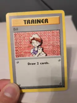 Pokemon 1999 Bill Trainer 91/102 Base Set Unlimited Common Mint - Image 1