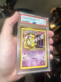 2000s Pokemon Gym Challenge Sabrina’s Kadabra PSA 7 NM - Image 1