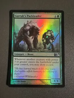 Garruk's Packleader FOIL Magic 2011 / M11 Uncommon CARD MP - Image 1