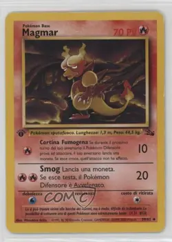 Magmar Italian 1st Ed. Pokemon Fossil #39 1999 - Image 1