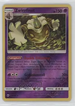 Dusknoir German Reverse Foil Pokemon Sun & Moon Burning Shadows #53 - Image 1