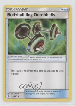 Bodybuilding Dumbbells Pokemon Sun & Moon Burning Shadows #113 - Image 1