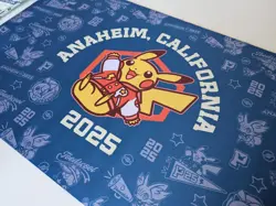Pokemon World Championships 2025 Anaheim Playmat and Double Deckbox LA Varsity - Image 3