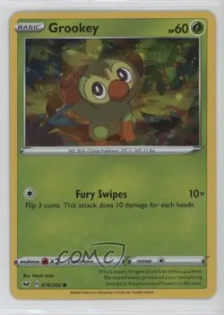 Grookey (Collector's Chest Cosmos Holo) Holo Pokemon Sword & Shield #010 - Image 1