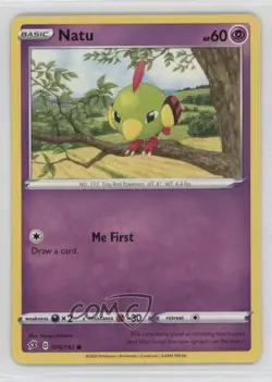 Natu Pokemon Sword & Shield Rebel Clash #076 - Image 1