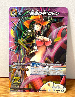 PREORDER Super Rare Nico Robin Boost Holo One Piece Miracle Battle Carddass Card - Image 1