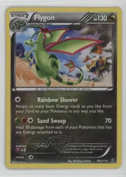 Flygon Reverse Foil Pokemon XY Furious Fists #76 - Image 1