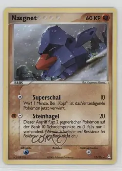 Nosepass German Pokemon EX Holon Phantoms #25 2006 - Image 1
